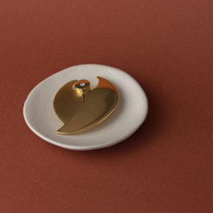 Anhänger katinée grand Silber 925/ Gold plattiert