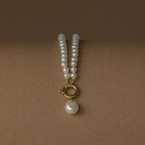 Anhänger katinée Mia petit Silber 925/ Gold plattiert Perle