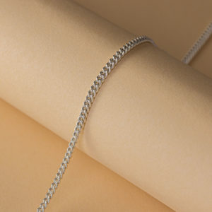 Panzerkette katinée Franziska Silber 925/