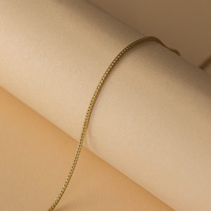 Fuchsschwanzkette katinée Eloise petite Silber 925/ Gold plattiert