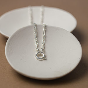 Figaroankerkette katinée Maria Silber 925/