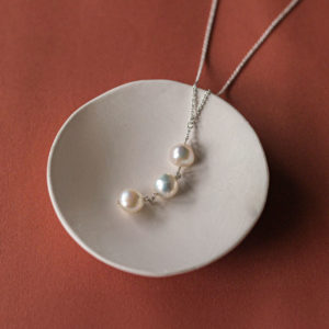 Collier katinée Julia Silber 925/ Perle