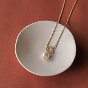 Collier katinée Natalie Perle Silber 925/