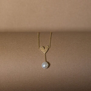 Collier katinée Sophie petit Silber 925/ Gold plattiert Perle